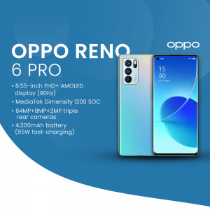 OPPO Reno 6 Pro smartphone with specifications