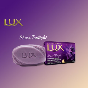 Lux Sheer Twilight Fine Fragrance Soap with Orchid Flower
