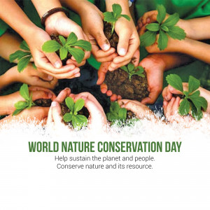 Hands holding seedlings, symbolizing environmental conservation and sustainability.