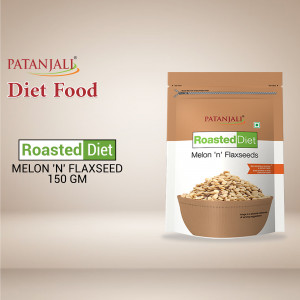Patanjali Roasted Diet Melon and Flaxseed 150gm pack