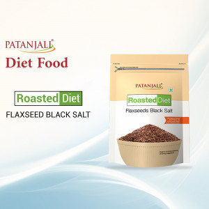 Patanjali Roasted Flaxseed Black Salt packaging