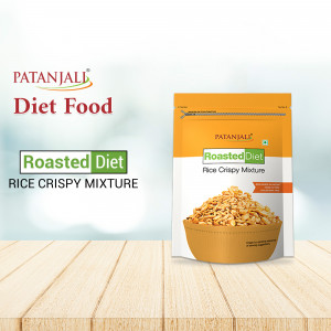 Patanjali Diet Food Roasted Rice Crispy Mixture packaging
