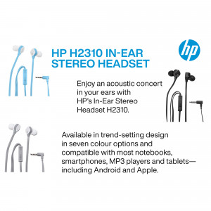 HP H2310 In-Ear Stereo Headset product image