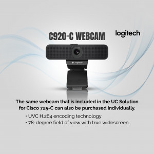 Logitech C920-C Webcam product shot