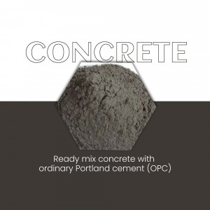 Image of concrete ready mix with ordinary Portland cement