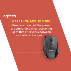 Logitech Marathon Mouse M705 with long battery life