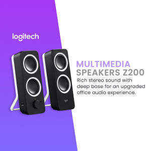 Logitech Z200 Multimedia Speakers - Black