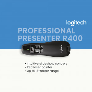 Logitech R400 Professional Presenter remote control