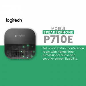 Logitech P710e Mobile Speakerphone for conference calls