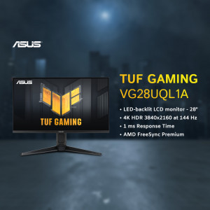 ASUS TUF Gaming VG28UQL1A 28-inch 4K HDR Monitor