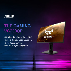 ASUS TUF Gaming VG259QR 24.5 inch LED LCD Monitor