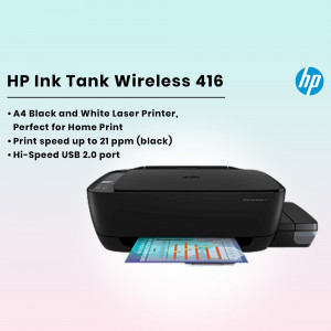 HP Ink Tank Wireless 416 Black Printer