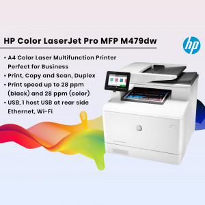 HP Color LaserJet Pro MFP M479dw A4 Color Laser Multifunction Printer