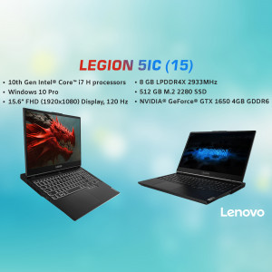 Lenovo Legion 5ic (15) laptop with specifications