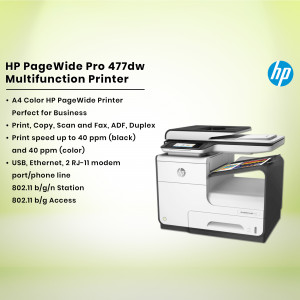 HP PageWide Pro 477dw Color Multifunction Printer