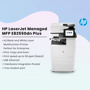 HP LaserJet Managed MFP E82550dn Plus printer