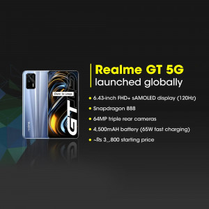 Realme GT 5G smartphone with key specifications