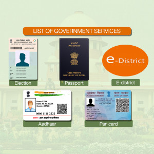 Collage of Indian government issued identification documents