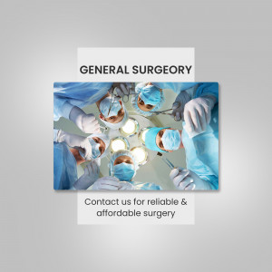 Surgical team performing an operation