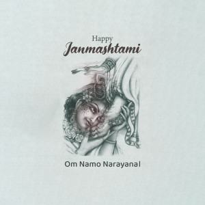 Janmashtami illustration of Lord Krishna