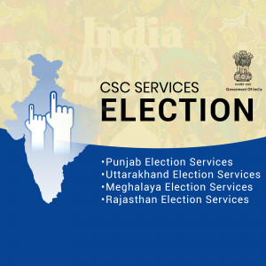 Image depicting election awareness with a map of India and hands showing inked fingers.