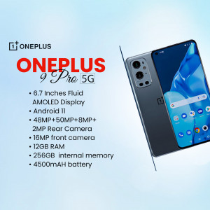 OnePlus 9 Pro 5G smartphone with specifications