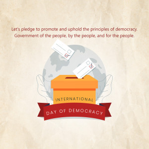 Image depicting a ballot box with voting slips, representing democracy and citizen participation.