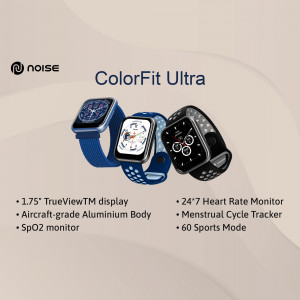 Noise ColorFit Ultra smartwatch in multiple colors