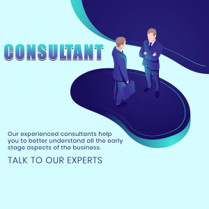 Isometric illustration of two business consultants discussing strategy