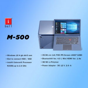 iBall M-500 Laptop with specifications