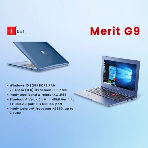 iBall Merit G9 laptop with specifications