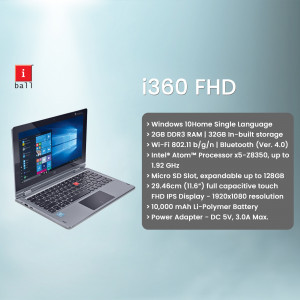 iBall i360 FHD laptop with specifications