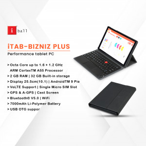 iBall iTAB-BIZNIZ PLUS tablet with keyboard and specifications