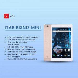 iBall ITAB Bizniz Mini tablet with specifications