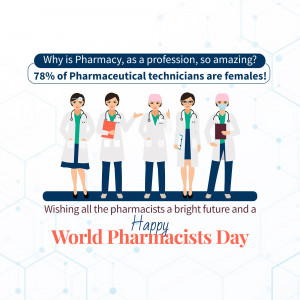 Illustration of female pharmacists celebrating World Pharmacists Day
