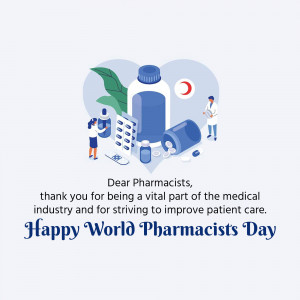 Illustration thanking pharmacists for their vital role in healthcare.