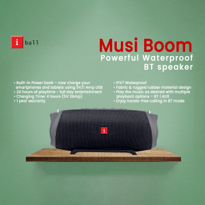 iBall Musi Boom Waterproof Bluetooth Speaker