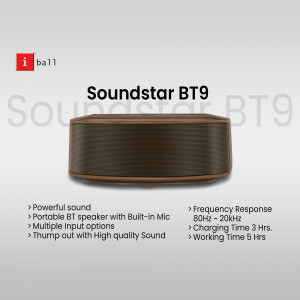 iBall Soundstar BT9 portable speaker with built-in mic