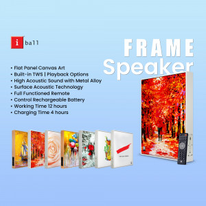iBall Frame Speaker with various art options and remote control