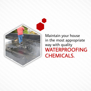 Man applying waterproofing chemicals to a roof