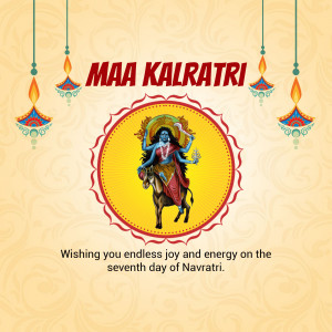 Image depicting Goddess Kalratri for Navratri celebrations