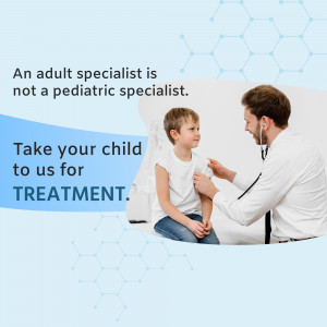 Doctor examining a child