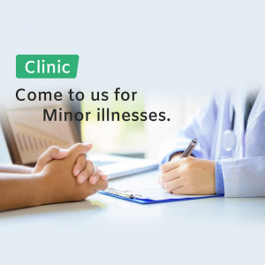 Doctor and patient consultation for minor illnesses