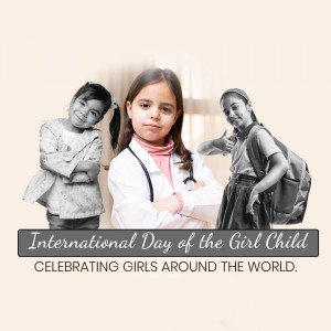 Collage of girls representing future aspirations for International Day of the Girl Child