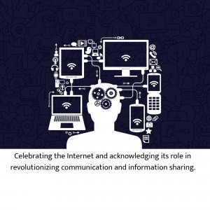 Illustration of a human head filled with technology and connected devices.