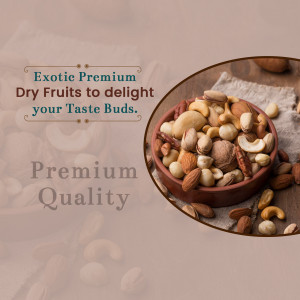 A bowl of assorted premium dry fruits and nuts.