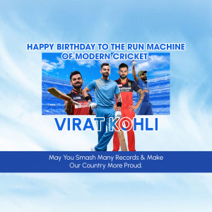 Birthday wish for Virat Kohli, the run machine of modern cricket