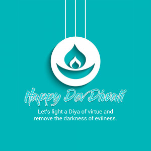 Diwali greeting card with a diya and text