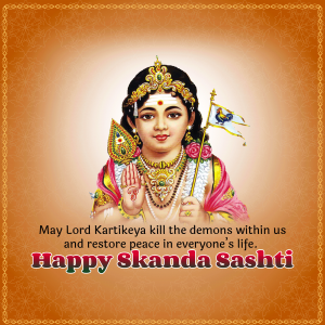 Skanda Sashti Template