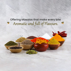 Assortment of colorful Indian spices in bowls